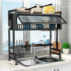Over The Sink Cabinet Rack – Multi-Functional Kitchen Storage Organizer
