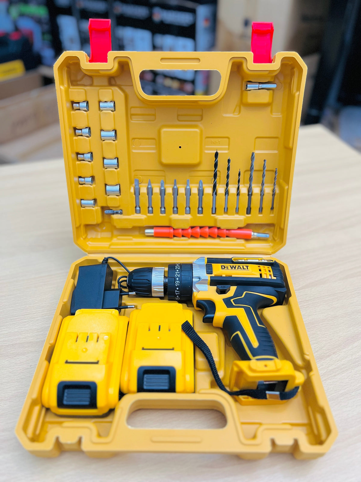 30-Piece Cordless Drill Set – Complete DIY Power Tool Kit