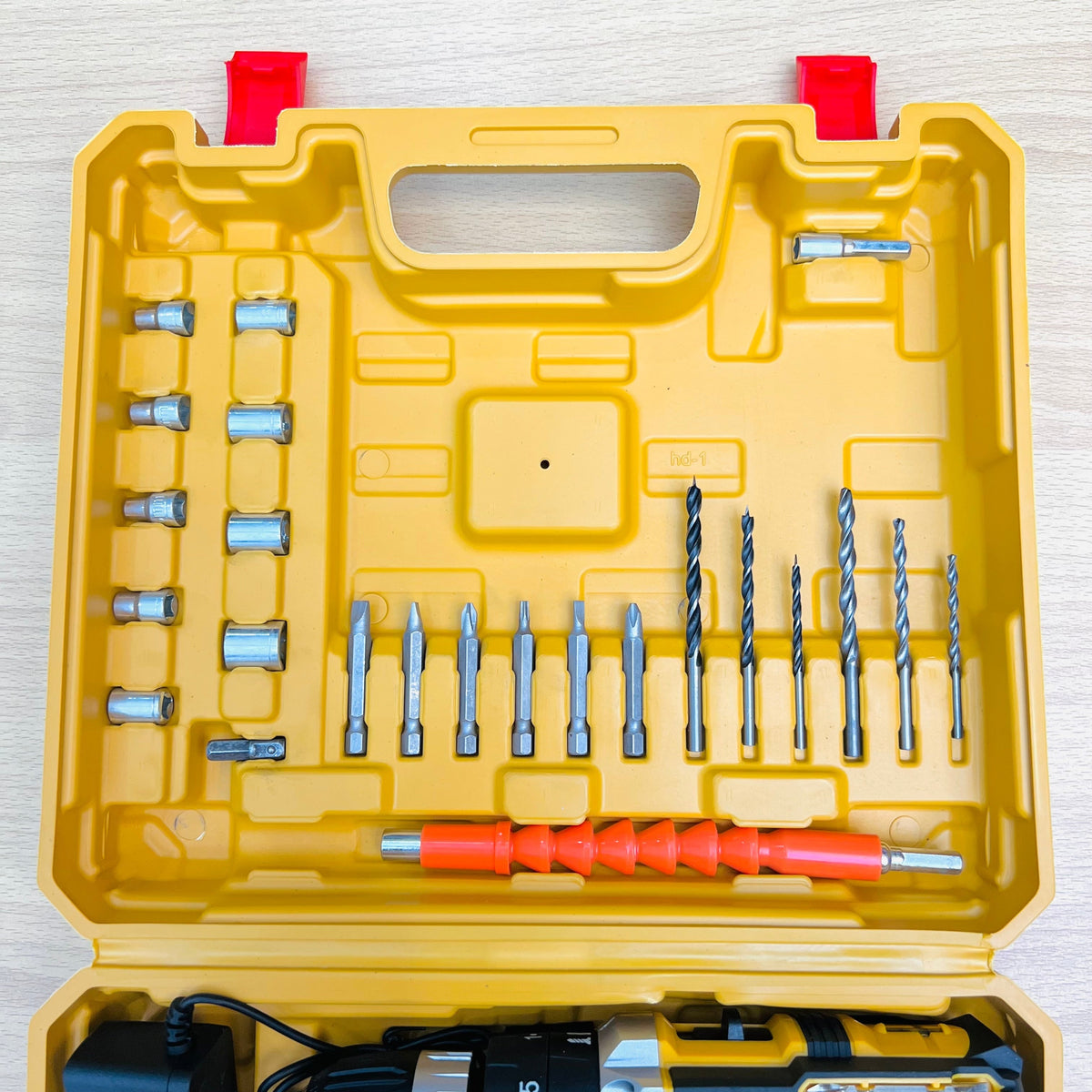 30-Piece Cordless Drill Set – Complete DIY Power Tool Kit