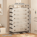 Dustproof Shoe Rack Organizer – 4 to 7 Layer Waterproof Stand for Home