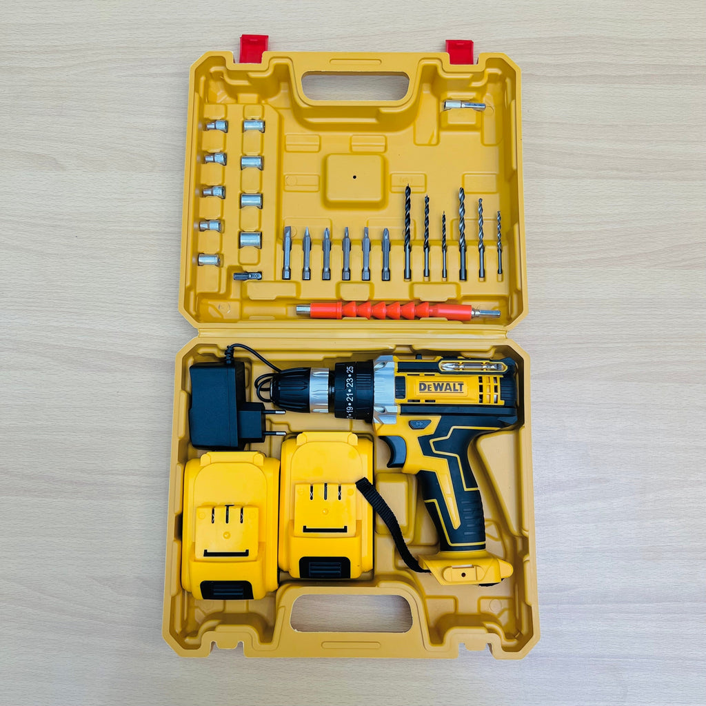 30-Piece Cordless Drill Set – Complete DIY Power Tool Kit