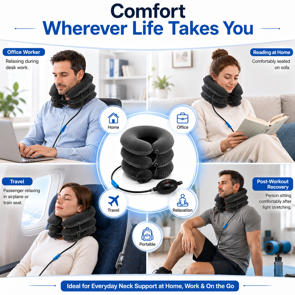 Cervical Spine Traction Neck Pillow
