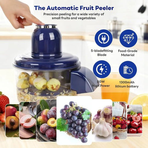 Automatic Rechargeable Fruit & Vegetable Peeler Machine – Smart Kitchen Tool
