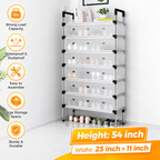 Dustproof Shoe Rack Organizer – 4 to 7 Layer Waterproof Stand for Home